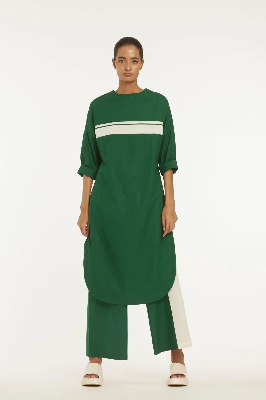 Long Jumper Co-ord Emerald Green