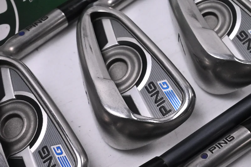 Ping G Series Irons / 5-PW+UW / Purple Dot / Regular Flex Ping CFS 70 Shafts