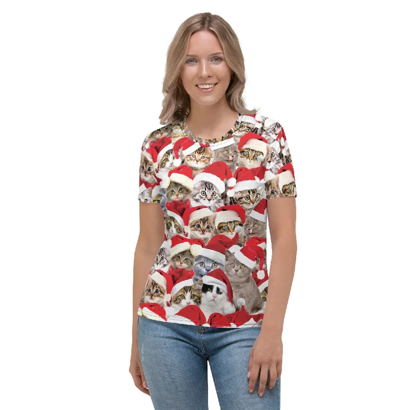 Christmas Cat T-shirt