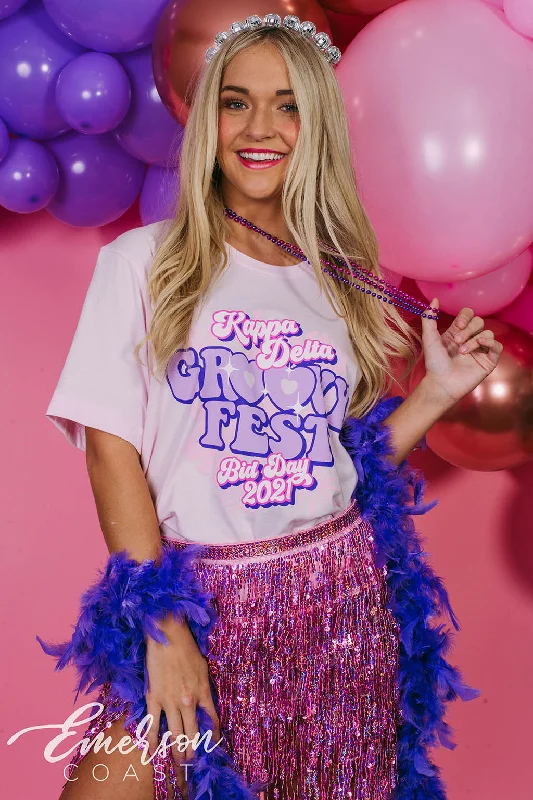 Soft Textures Kappa Delta Groovy Fest Bid Day Tee