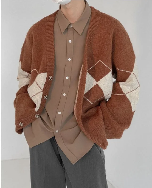 V-neck Thickened Knitted Cardigan Jacket