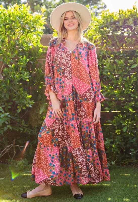 Flower Patch Midi Dress