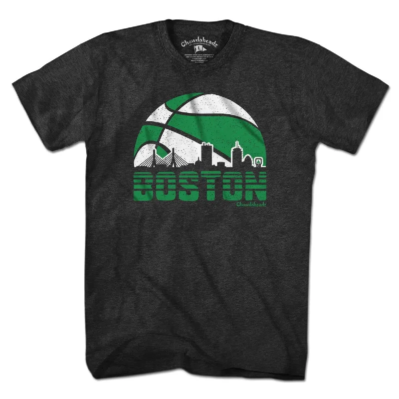 Boston Basketball Skyline T-Shirt