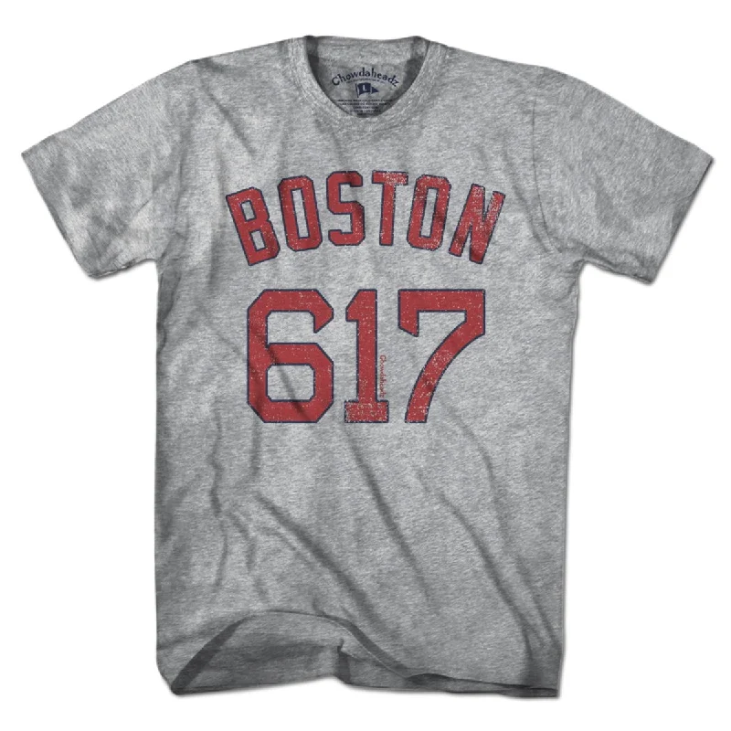 Boston 617 Baseball T-Shirt