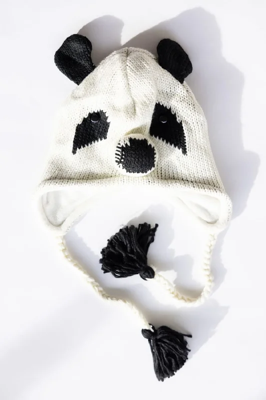 Novelty Kids Animal Hat in Cream Panda | KA001-PANDA