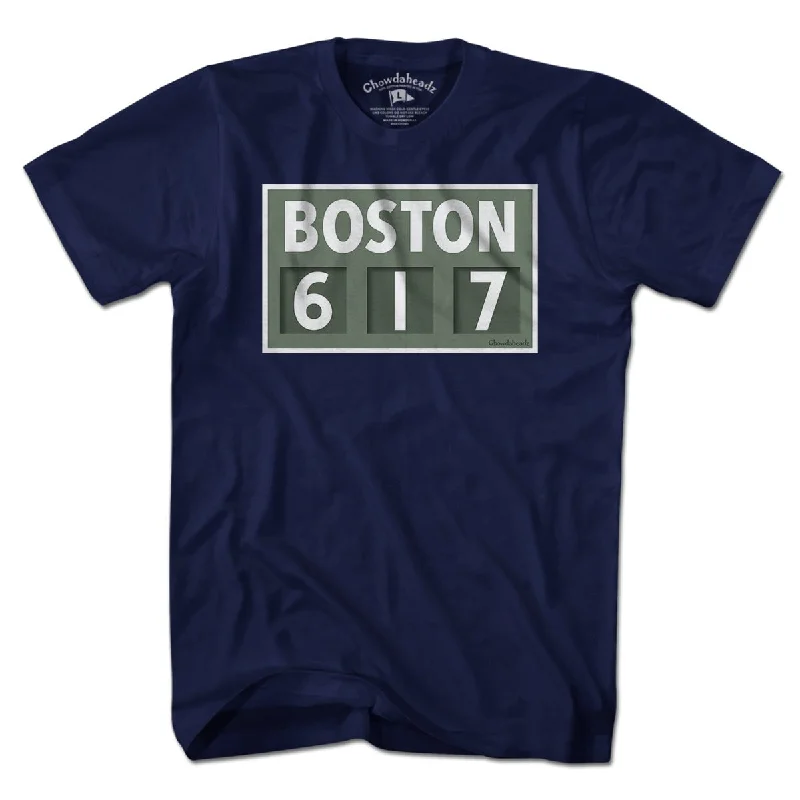 Boston 617 Scoreboard T-Shirt