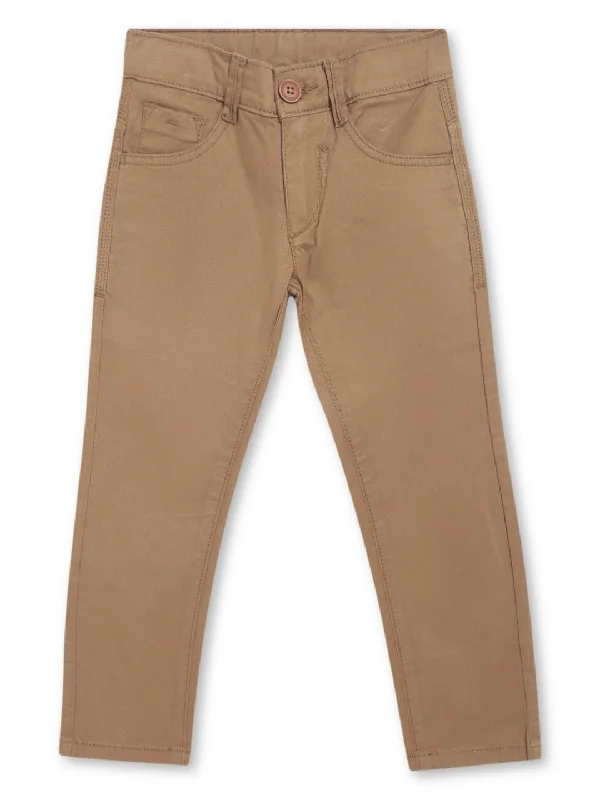 Boys Casual Beige Pants