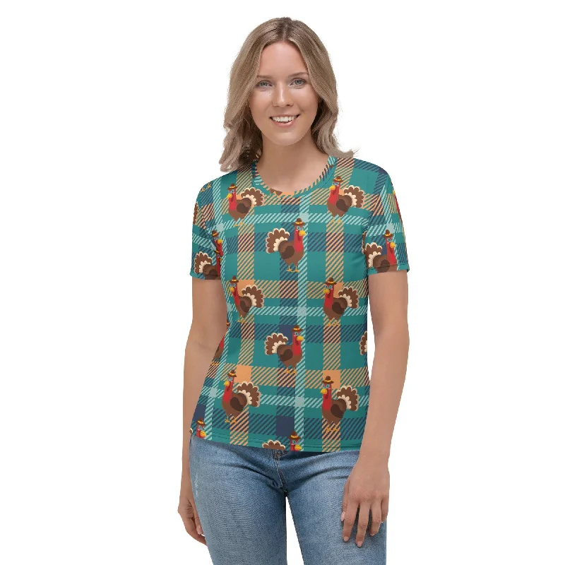 Thanksgiving Plaid T-shirt