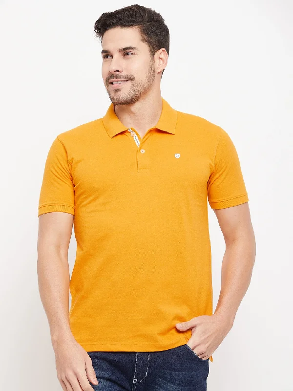 Men Mustard T-Shirt