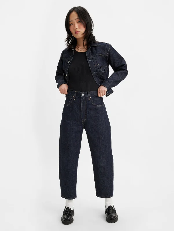 Slightly Flared Design Levi's® Women's Made in Japan Barrel Jeans