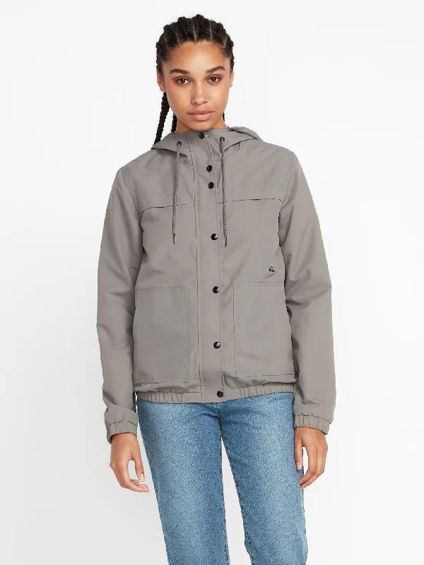 Personalized Design Enemy Stone Jacket - Gunmetal Grey