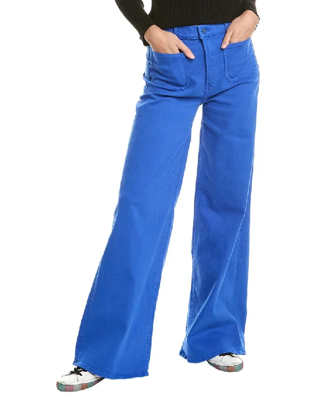 Trendy And Casual MOTHER Patch Pocket Undercover Sneak Snorkel Blue Jean
