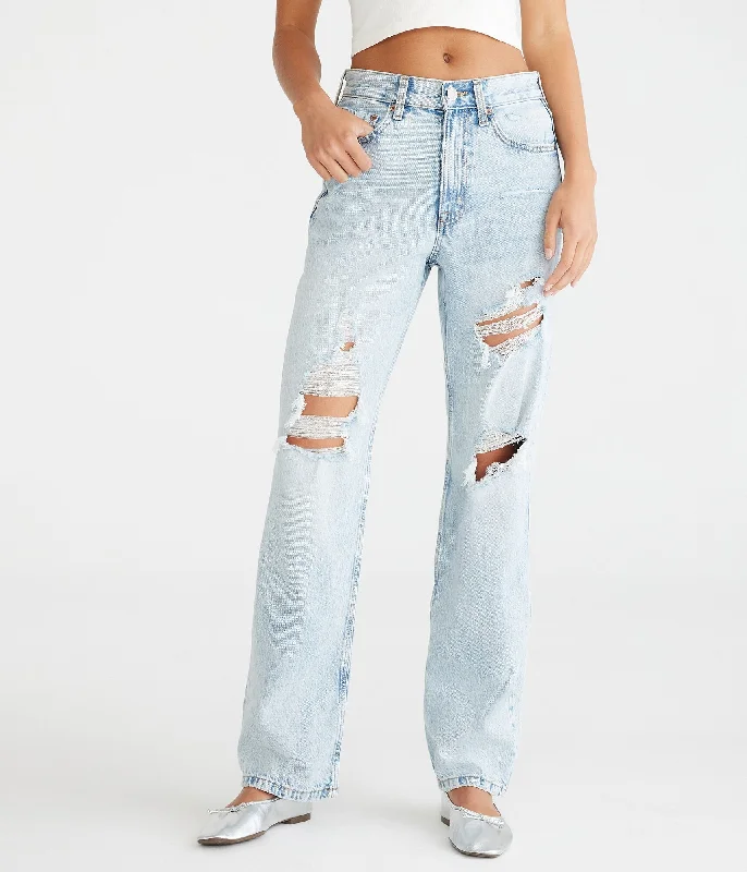 Autumn Selection Aeropostale High-Rise Baggy Jean