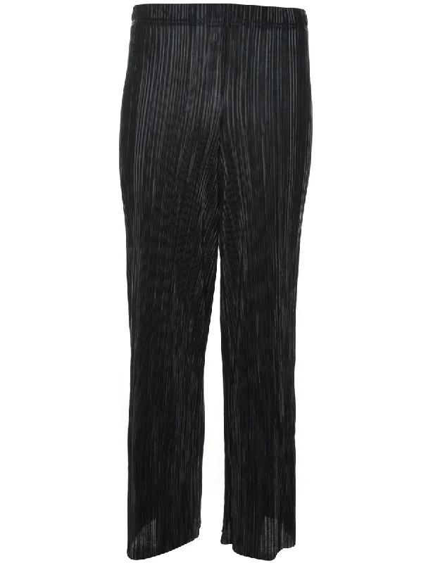 Black Culotte Style Trousers - W28 L29