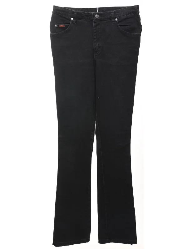 Black Lee Bootcut Jeans - W31 L34