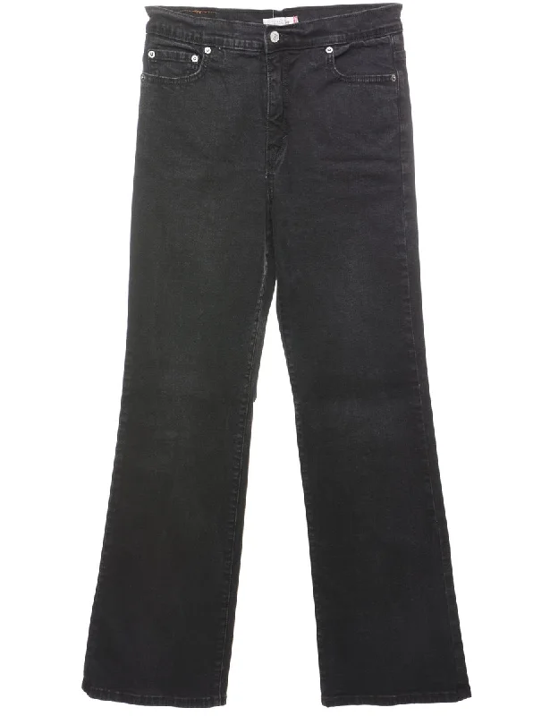 Black Levi's Straight-Leg Jeans - W28 L31