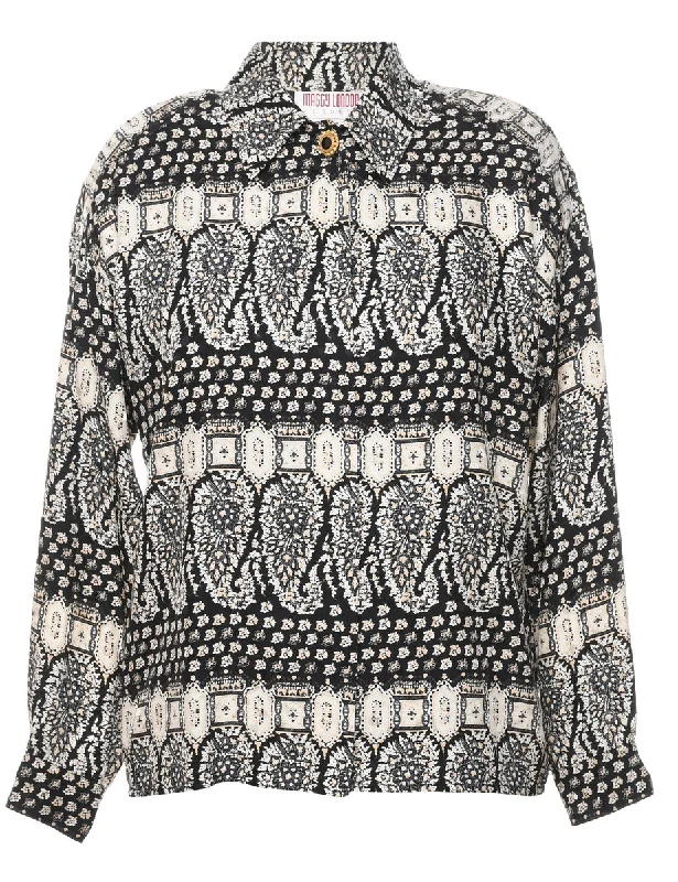 Paisley Silk Shirt - L