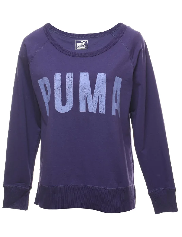 Puma Printed Sweatshirt - M