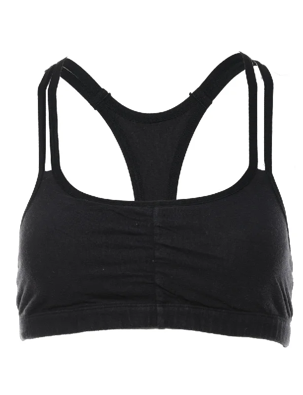 Black Sports Bra - S