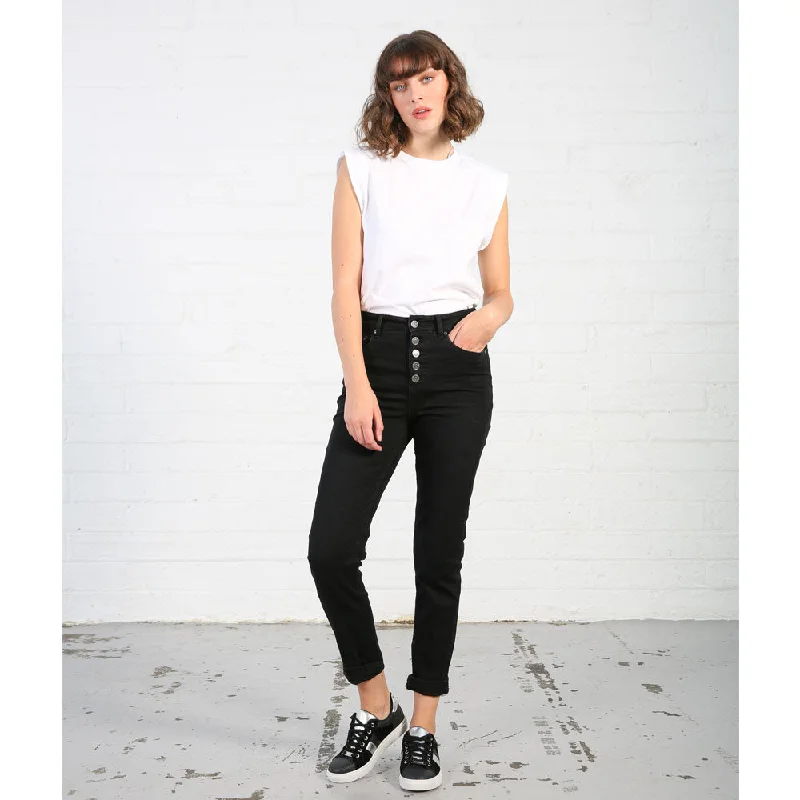 Meg Mom Jeans | Regular Leg (Vintage Black)