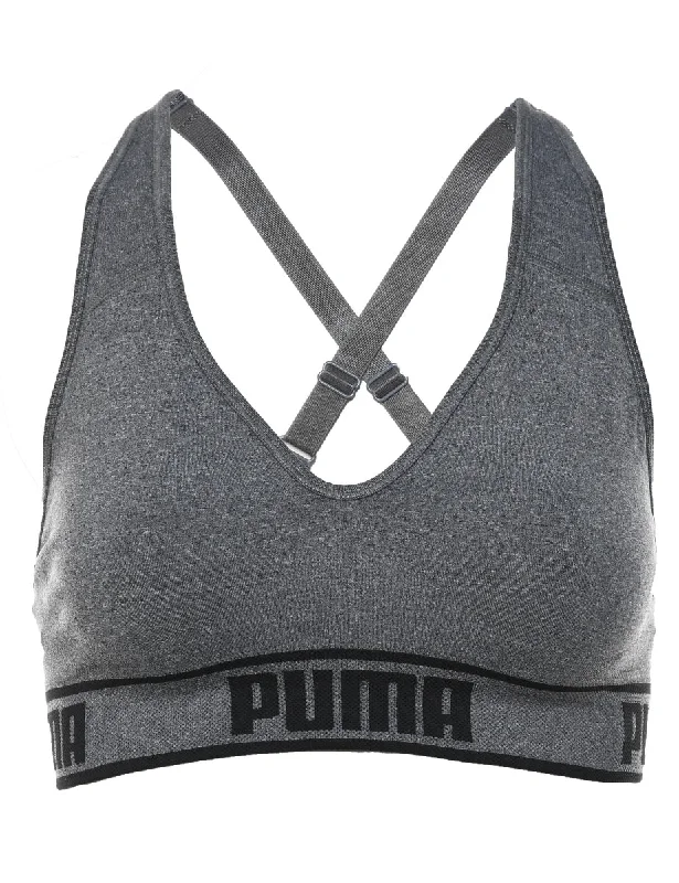 Puma Grey Sports Bra - S