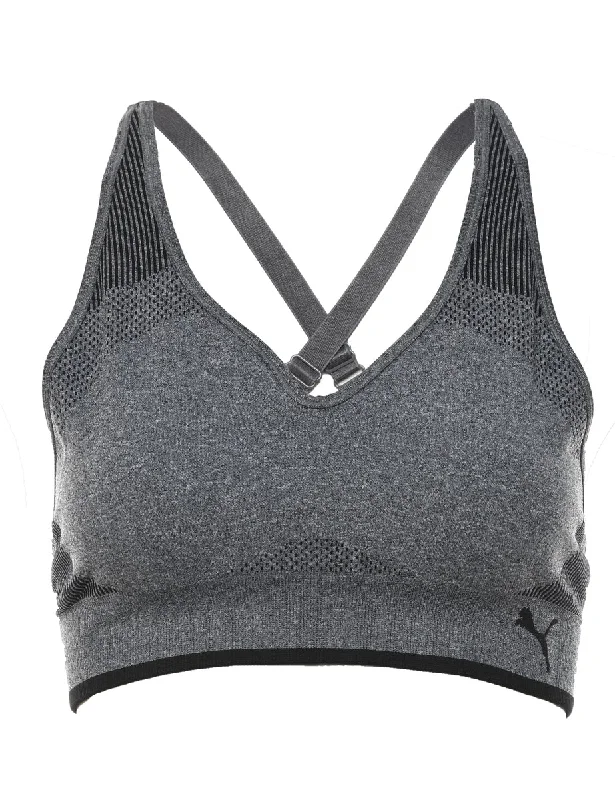 Puma Grey Sports Bra - S