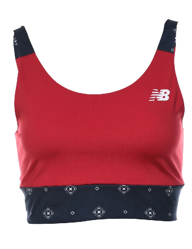 Red Sports Bra - S