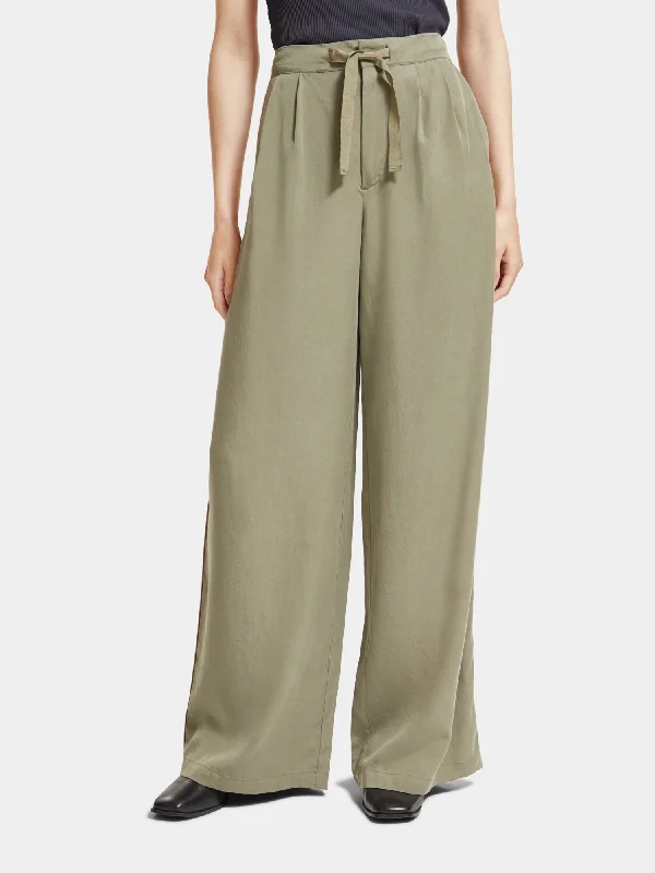 Eleni high-rise wide-leg pants